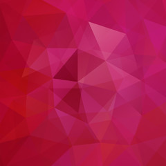 Obraz premium Background of geometric shapes. Red mosaic pattern. Vector EPS 10. Vector illustration