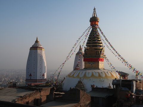 Swayambu stupa in Kathmandu