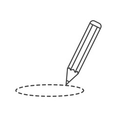 pencil write isolated icon