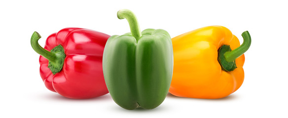 Red, green, yellow bell pepper