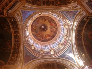 Interior of the Saint Isaac's Cathedral in St. Petersburg, Russia.