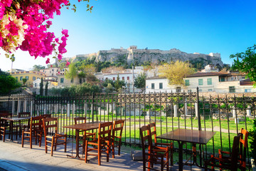 Fototapeta na wymiar Athens and Acropolis