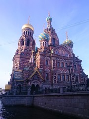 Naklejka premium Church of the Savior on Blood - St. Petersburg, Russia.