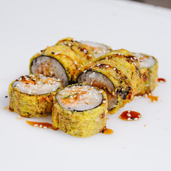 Sushi, rolls, fish, rice