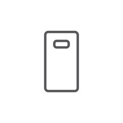 Mobile, backstage, camera vector icon. Element of phone for mobile concept and web apps illustration. Thin line icon for website design and development. Vector icon
