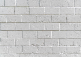 White painted concrete block wall background texture