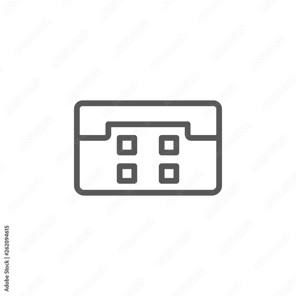 Poster communication, phone vector icon. element of phone for mobile concept and web apps illustration. thi