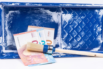 illegal work money for painting