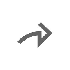 Arrow icon. Element arrow icon. Premium quality graphic design icon. Signs and symbols collection icon for websites, web design, mobile app