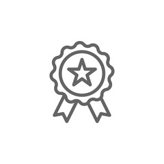 Medal, Award, USA icon. Element of 4th of july icon. Thin line icon for website design and development, app development. Premium icon