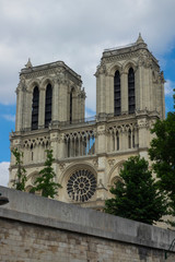 Fototapeta na wymiar Notre Dame de Paris - 2019 - France