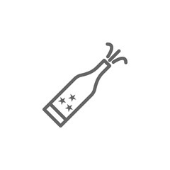 Champagne, USA icon. Element of 4th of july icon. Thin line icon for website design and development, app development. Premium icon