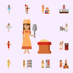 scoop, bakery color icon. Bakery icons universal set for web and mobile