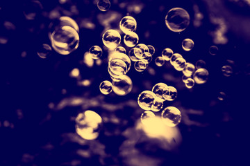 Beautiful colorful black and white soap bubbles texture background and wallpaper
