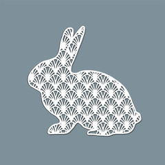 Easter rabbit bunny. - 262100827