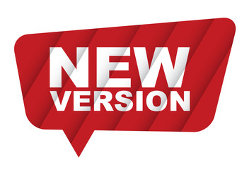 red vector banner new version