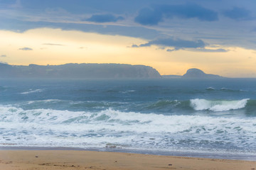 San Xoan Beach, Avilés, Asturias, SPain