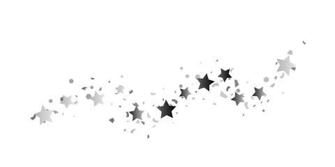 Fototapeta premium Silver glitter confetti