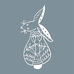 Easter rabbit bunny. - 262101410