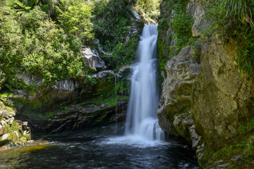 Fototapeta na wymiar Wainui Falls Neuseeland