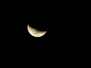 Waxing Crescent Moon.