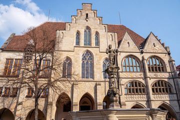 Fototapeta na wymiar Historisches Rathaus in Hildesheim