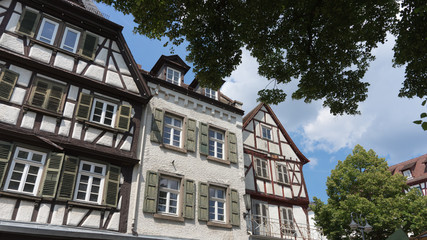 Bensheim / Bergstrasse: historische Fachwerkh&auml;user