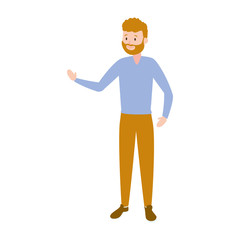 man adult character