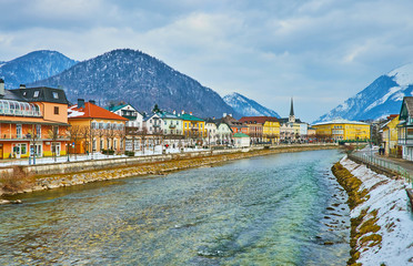 Alpine town of Bad Ischl, Salzkammergut, Austria