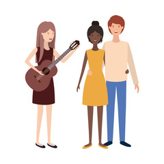 group of people with musical instrument