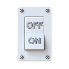 Switch on and off OFF position 3D