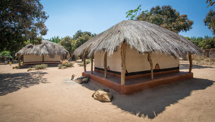 Zambian traditional mud house