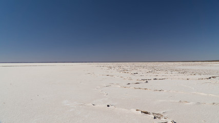 One of large Salt lakes in South Australia territory, Australia