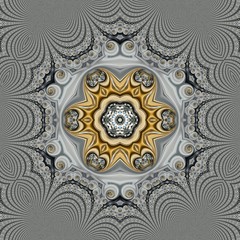 Graphic painting rich design abstraction for wall art decor print as poster or canvas, decoration printed production, commercial ad banners or web using. Golden color background. Liquid gold imitation