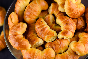 Delicious pastry rolls or fresh made croissants - kiflice