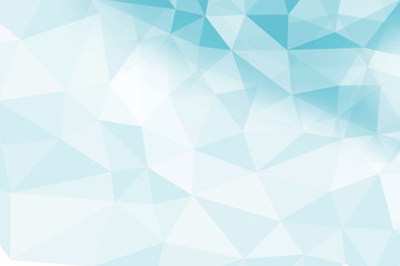 Blue triangle background