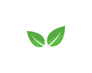 Logos of green leaf ecology nature element vector icon