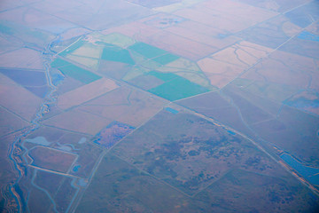 Aerial view of Houston Suburban area