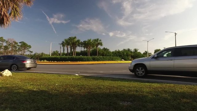 Coral Road & East Mall Drive Traffic Light Round About Freeport Bahamas