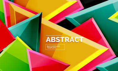 Shiny style geometric background