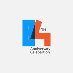 84 th Anniversary Celebration Vector Template Design Illustration