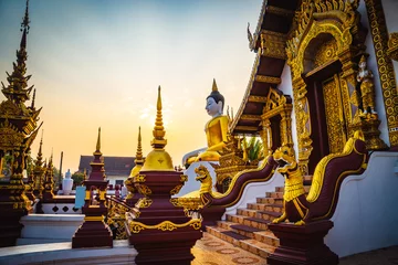 Poster Temple in Chaing Mai, Thailand © Ai