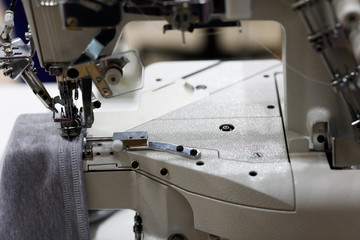 industrial serger or overlocker sewing machine