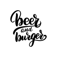 beer and burger