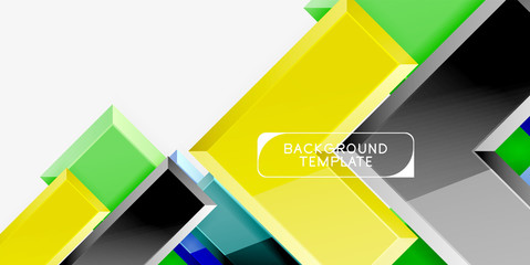 Glossy arrows background