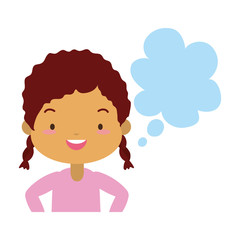 school girl speech bubble