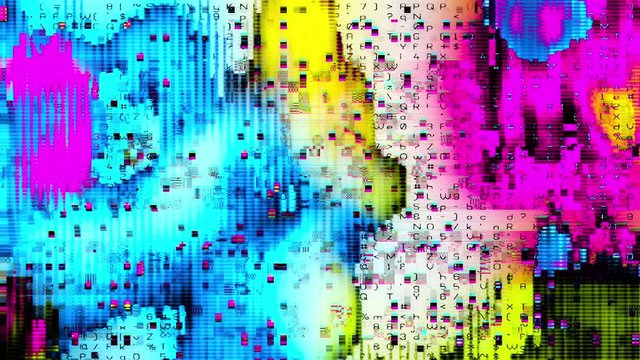 Data Glitch 117: Futuristic streaming data malfunction (Loop).