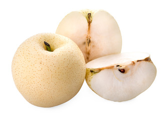 Pears - Asian Pears isolated on white background