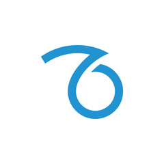 abstract wave geometric line arrow logo vector