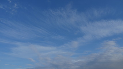 blue sky with clouds